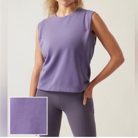 Athleta Tops - NWT Athleta SEASOFT TANK in Lavender Sz 3X Athleisure Workout Plus Size